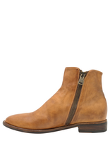 King King K2D Cognac Flat Ankle Boot 5560