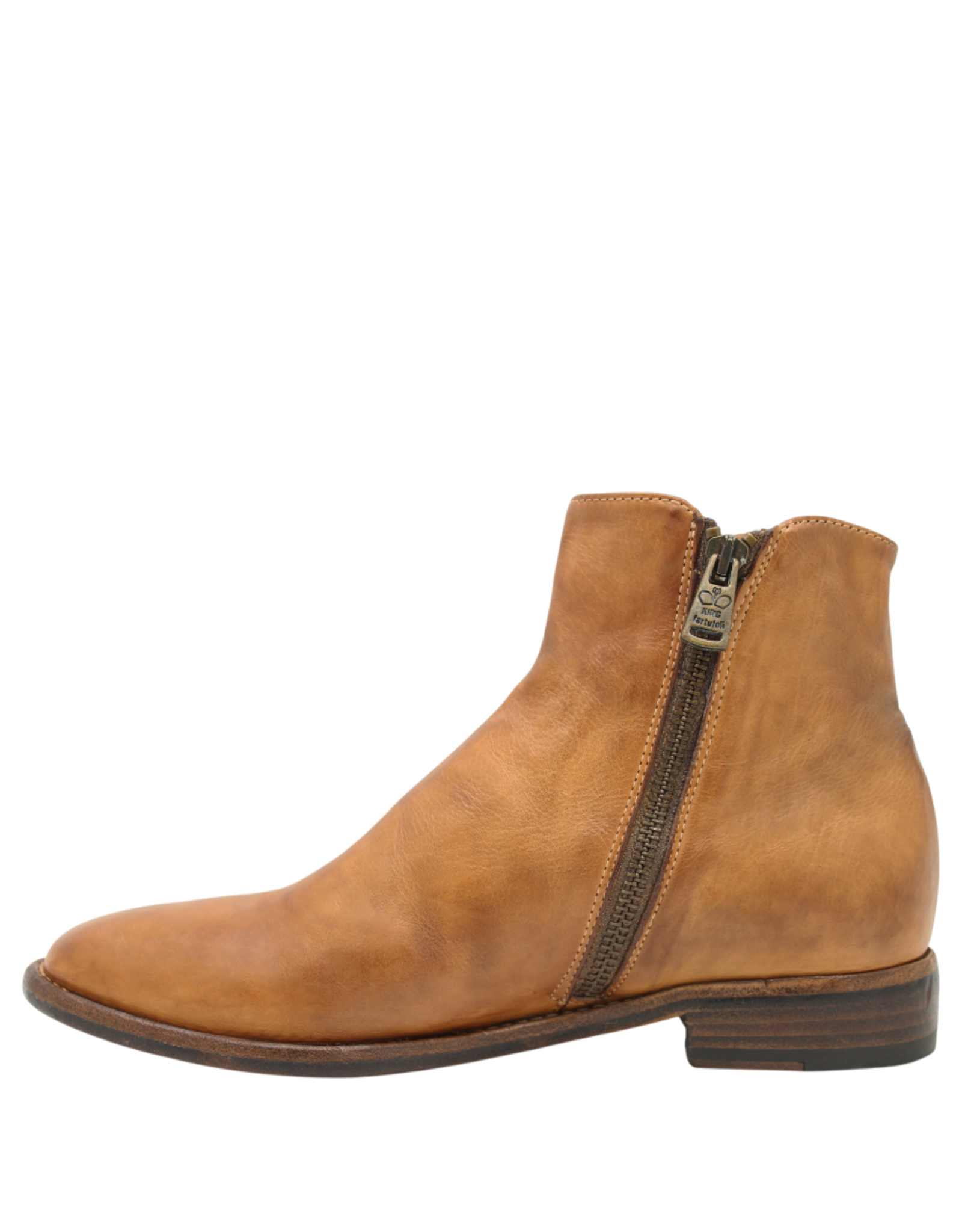 King King K2D Cognac Flat Ankle Boot 5560