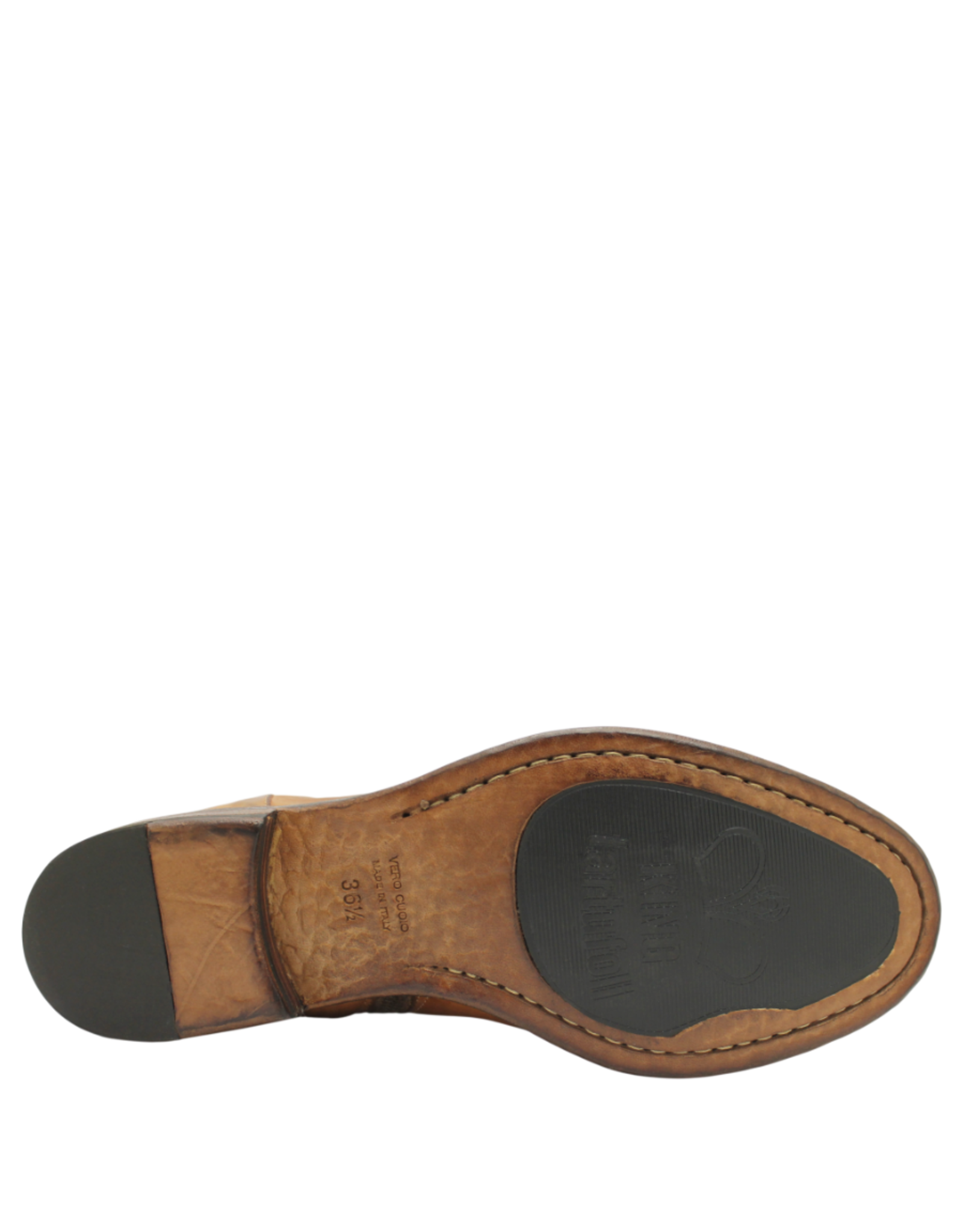 King King K2D Cognac Flat Ankle Boot 5560