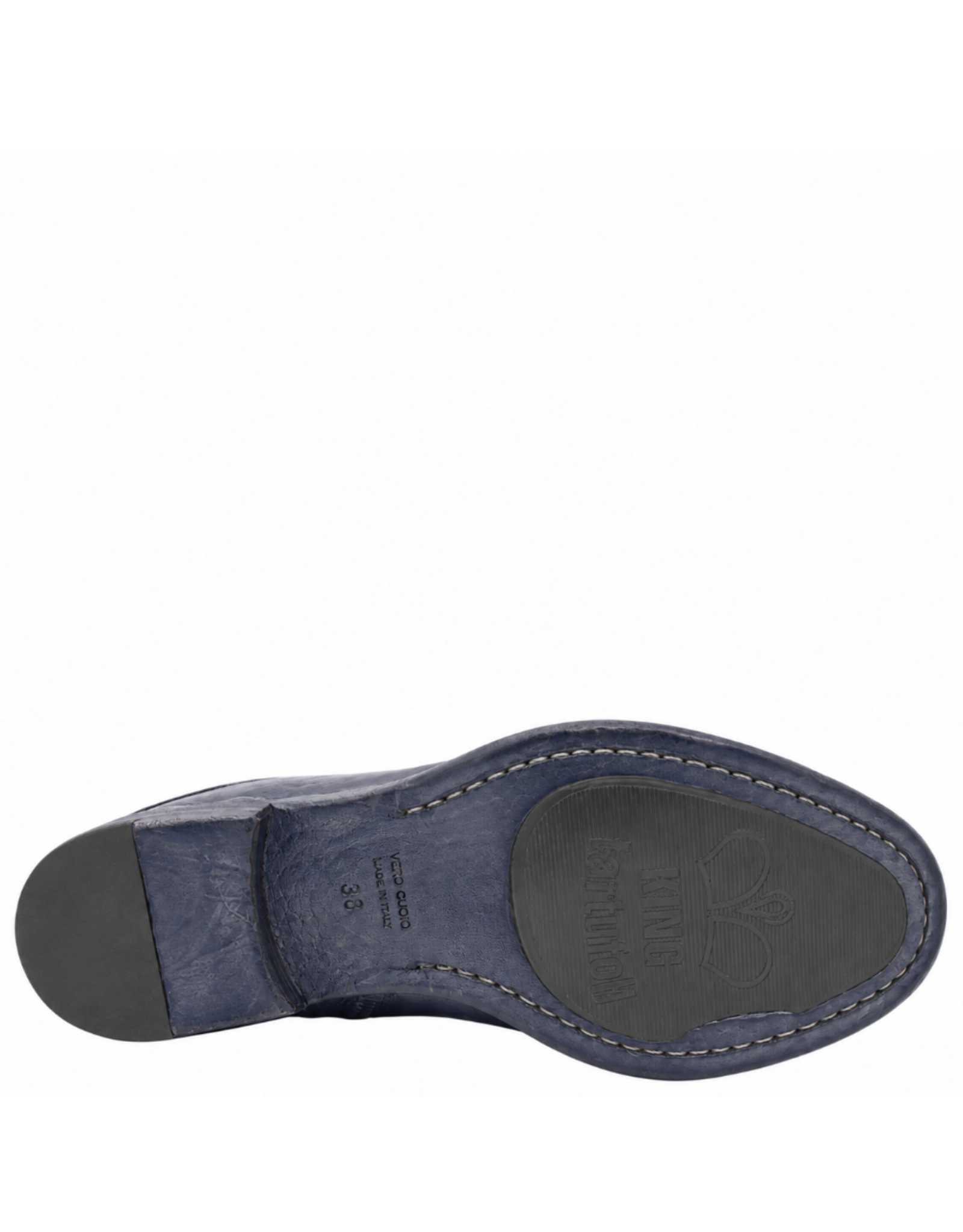 King King K1K Blue  Flat Ankle Boot 5544