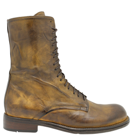 LeMargo LeMargo LE5C Walnut Lace-Up Flat Boot Tali