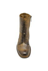 LeMargo LeMargo LE5C Walnut Lace-Up Flat Boot Tali