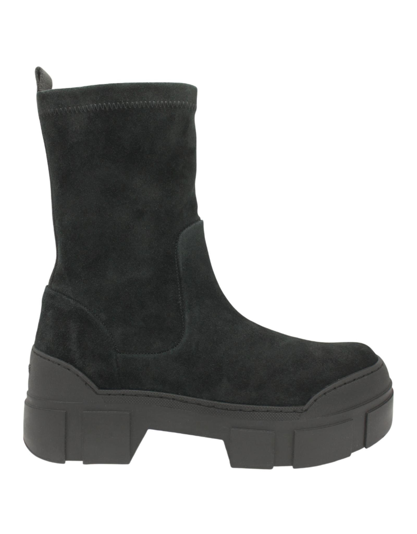 VicMatie VM1 Black Back Zipper Boot 4010