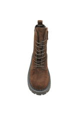 VicMatie VicMatie VM1A Brown Suede Lace-Up Mid Calf 4400