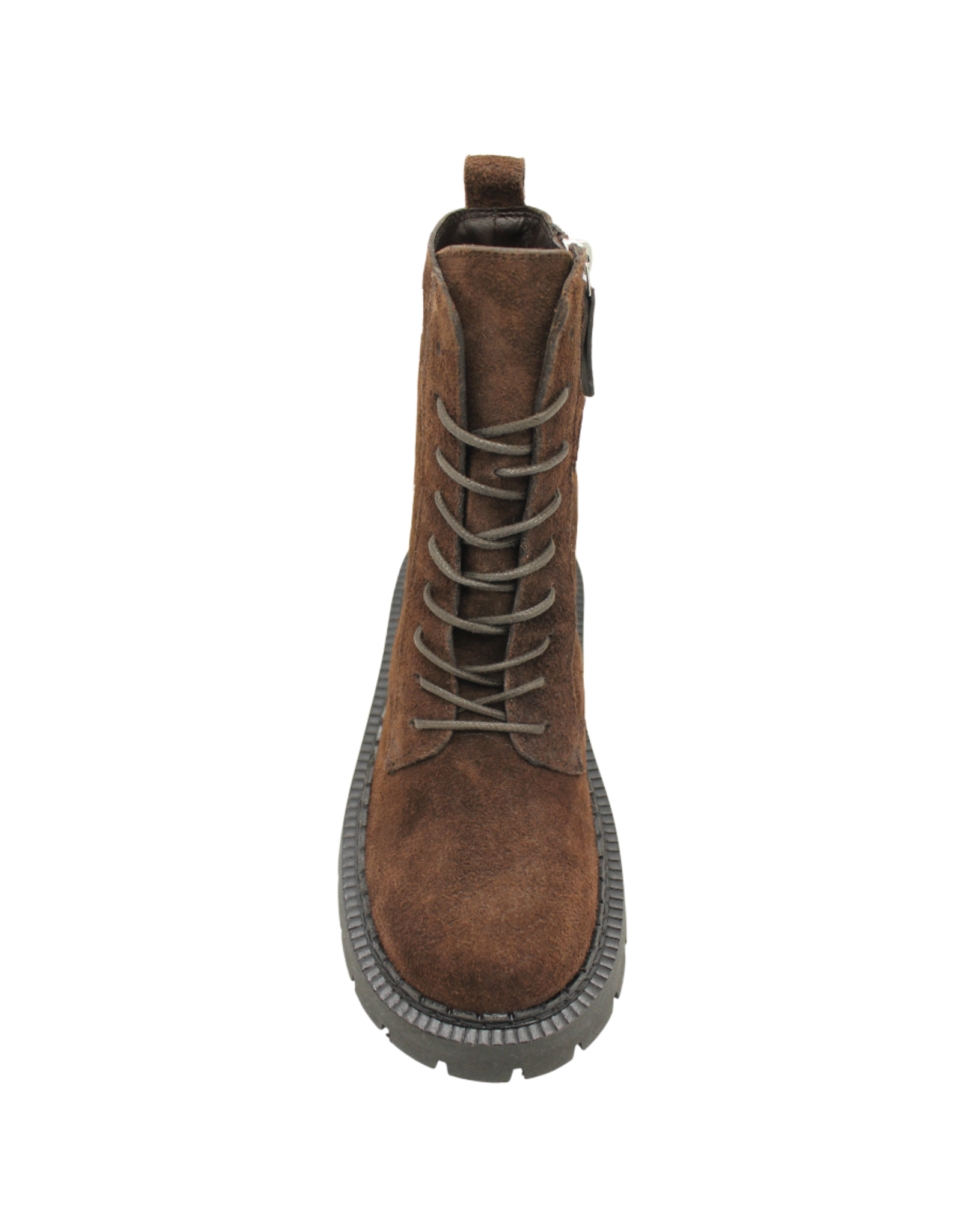 VicMatie VicMatie VM1A Brown Suede Lace-Up Mid Calf 4400