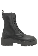 VicMatie Vicmatie VM1B Black Mid-Calf Lace-Up Boot 4405