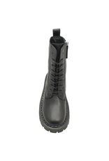 VicMatie Vicmatie VM1B Black Mid-Calf Lace-Up Boot 4405