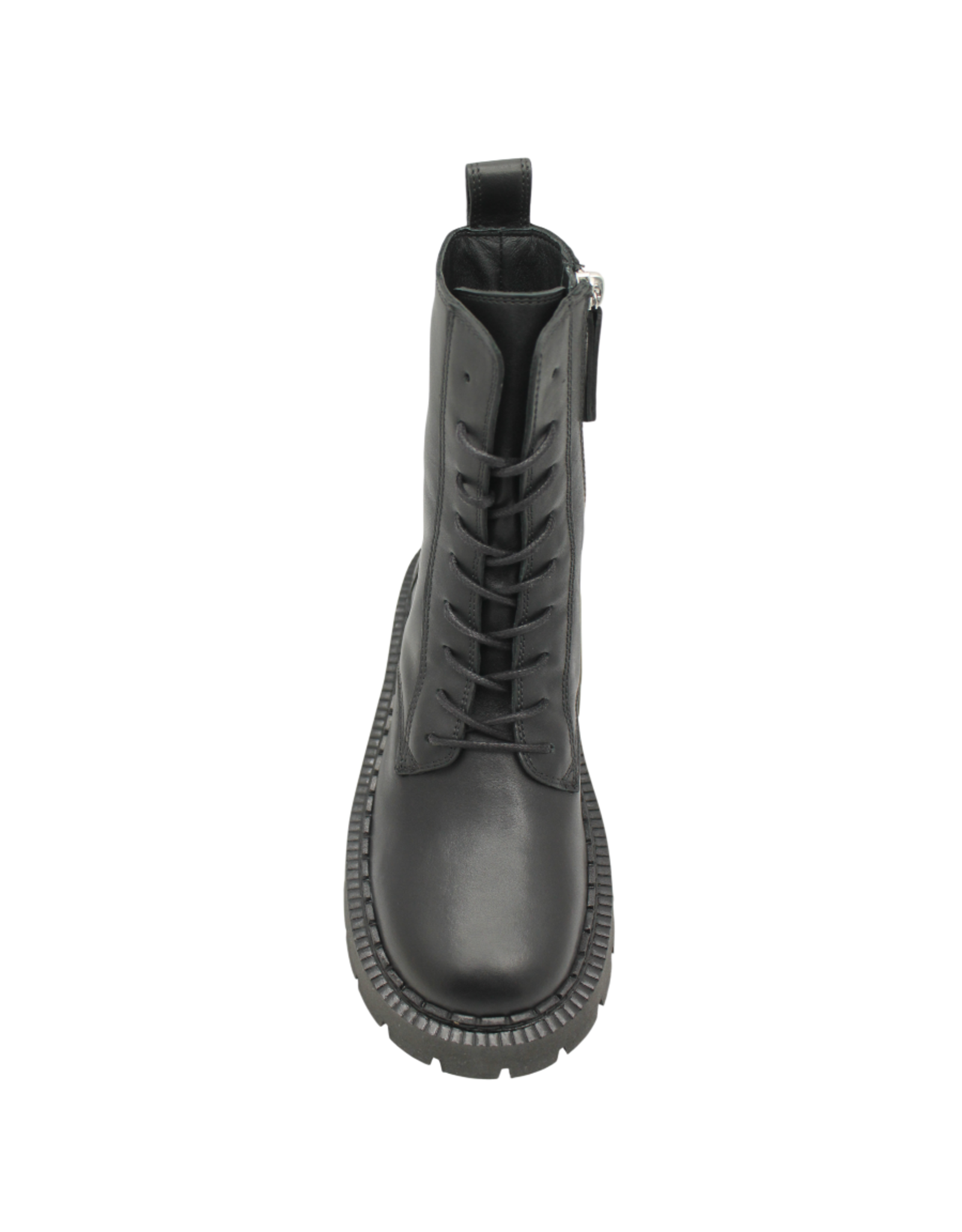 VicMatie Vicmatie VM1B Black Mid-Calf Lace-Up Boot 4405