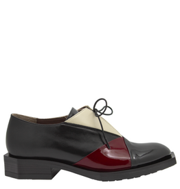 LeBohemien LeBohemien LB3F Black/Red/Beige Oxford QuQu