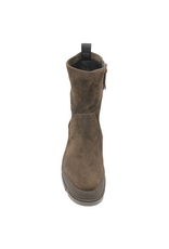 VicMatie VicMatie VM1D Brown Stretch Suede Rubber Sole With Raised Lug Sole 4010