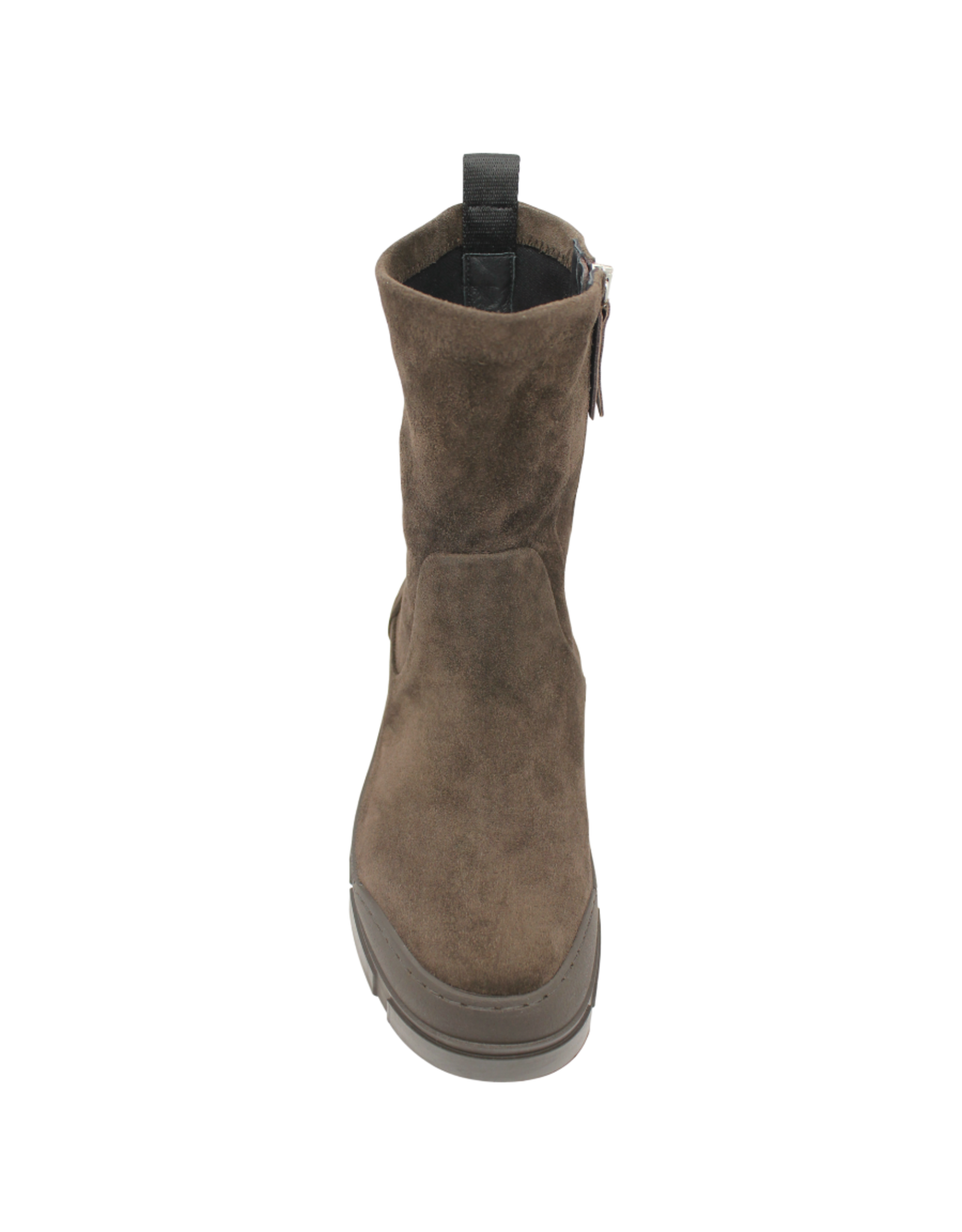 VicMatie VicMatie VM1D Brown Stretch Suede Rubber Sole With Raised Lug Sole 4010