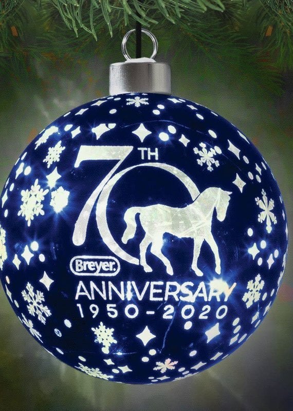 Breyer Breyer Holiday Ornament Light Up 70th Anniversary