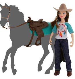 Breyer Breyer Natalie Western Cowgirl with Tack