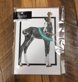 Hunt Seat Paper Co. Hunt Seat Paper Co Party Hat Foal Happy Birthday Card