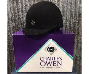 Charles Owen ASTM Black JR8 Helmet Franklin Saddlery