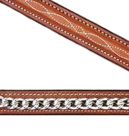 Edgewood Edgewood Fancy-Stitched Raised Chain Cavesson 5/8"