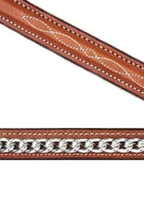 Edgewood Edgewood Fancy-Stitched Raised Chain Cavesson 5/8"