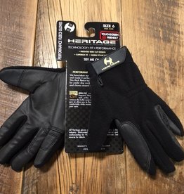 Heritage Gloves Heritage Performance Fleece Black Gloves