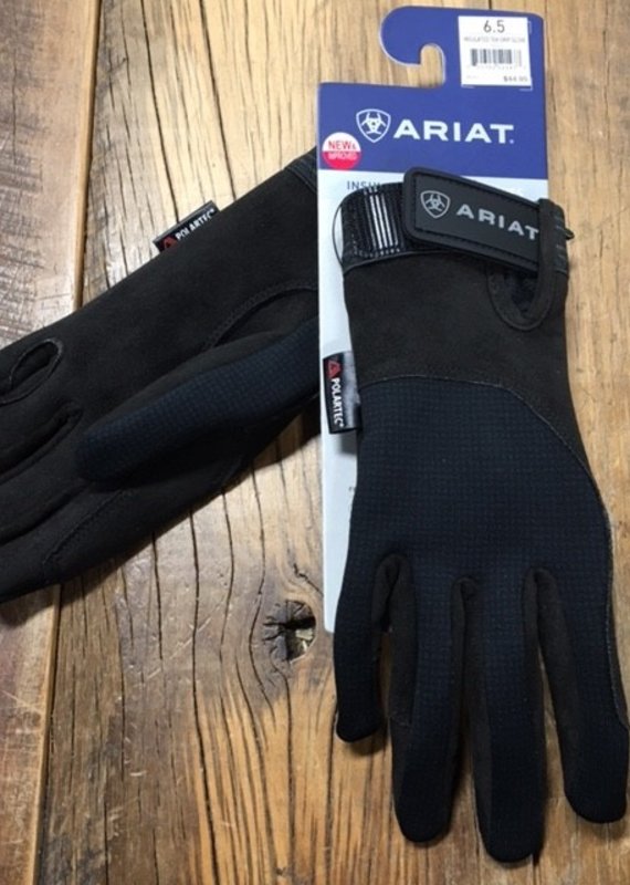 Ariat Adult Cool Grip Black Gloves - Franklin Saddlery