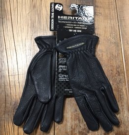 Heritage Gloves Heritage Deerskin Black Trail Gloves