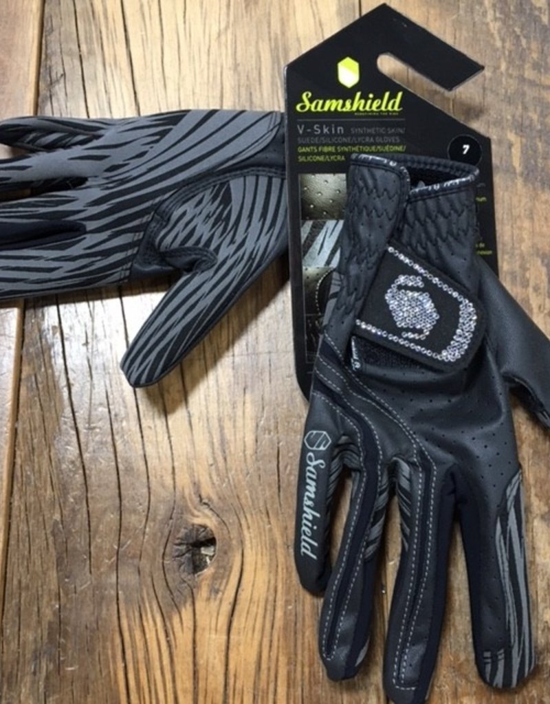 Samshield Samshield Swarovski Crystal Black Gloves