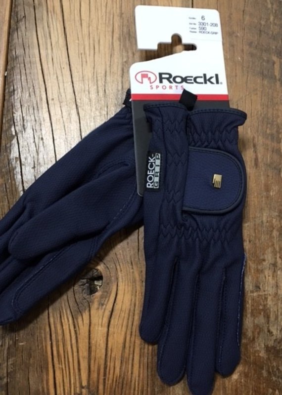 Roeckl Roeckl Grip Navy Gloves