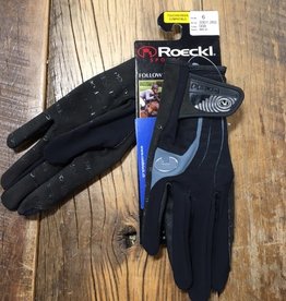 Roeckl Roeckl Malia Black And Grey Gloves