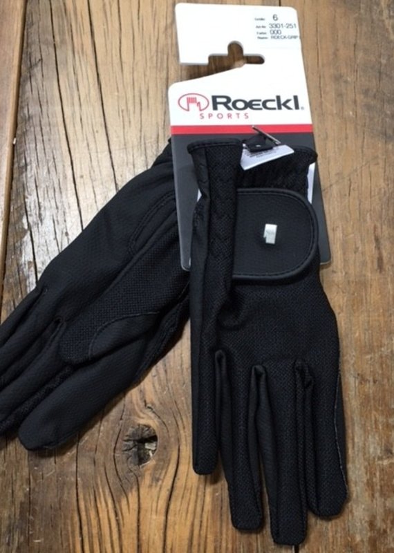 Roeckl Roeckl Summer Grip Black Gloves