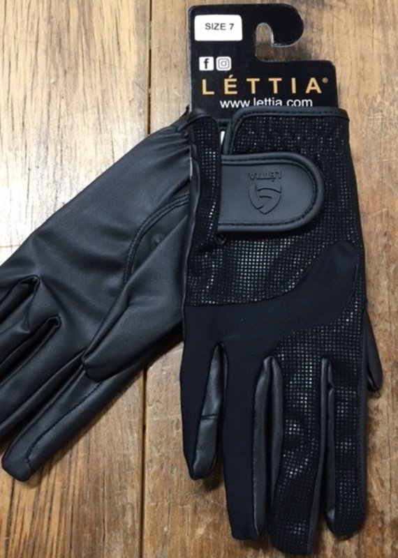 Lettia Lettia Sicily Black Show Gloves