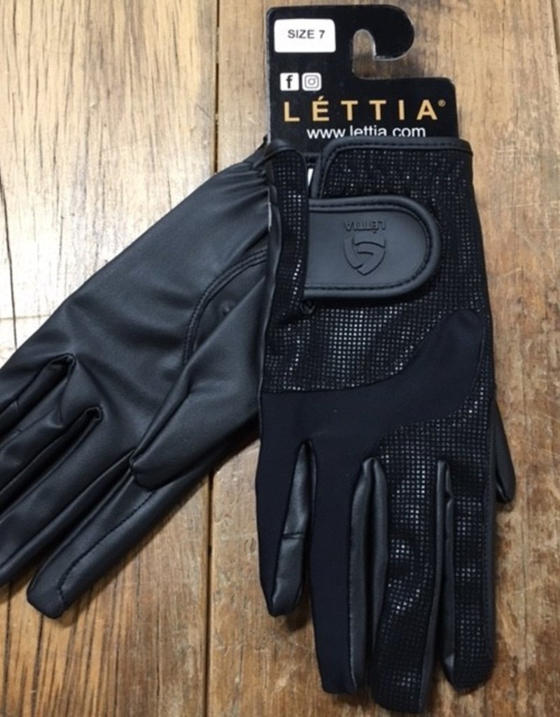 Lettia Lettia Sicily Black Show Gloves