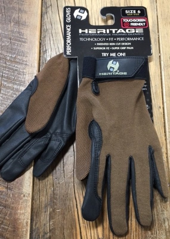 Heritage Gloves Heritage Performance Brown Gloves