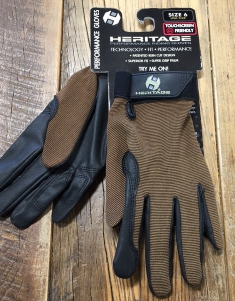 Heritage Gloves Heritage Performance Brown Gloves