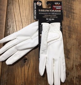 Heritage Gloves Heritage GPX White Show Gloves