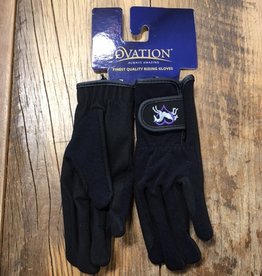 Ovation Ovation Youth Heart And Horse Black Gloves