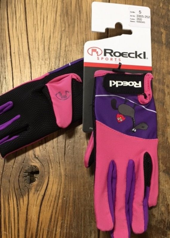 Roeckl Roeckl Kansas Youth Pink/Purple Gloves