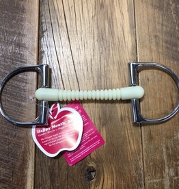 Happy Mouth Bit Happy Mouth Ribbed Mullen Pro King D Ring Bit