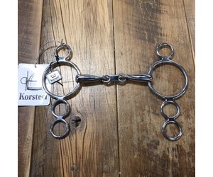 Korsteel 3 Ring Dutch Gag Bits - Franklin Saddlery
