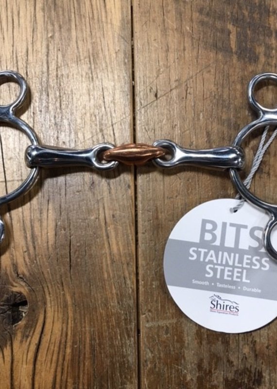Shires Shires 2 Ring Copper Lozenge Gag Bit
