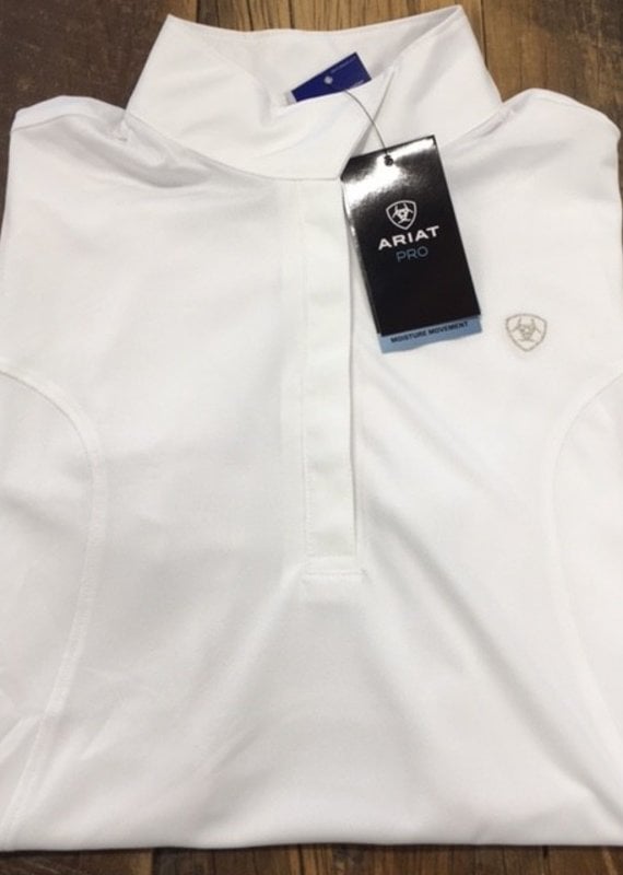 Ariat Ariat Pro Women's Aptos Short Sleeve Show Shirt White