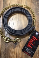 Walsh Walsh Havana Leather Lead with 24" Chain