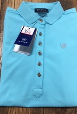 Ariat Ariat Women's Prix 2.0 Sleeveless Polo Shirt Cool Blue