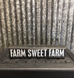 Primitives By Kathy Box Sign 'Farm Sweet Farm'