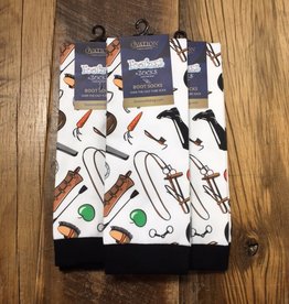 Ovation Ovation Footzees Boot Socks All Tacked Up