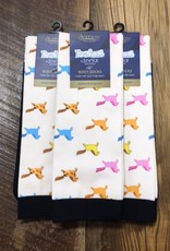 Ovation Ovation Ladies Footzees Boot Socks Chubby Ponies