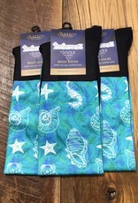 Ovation Ovation Ladies Performerz Boot Socks Seascape