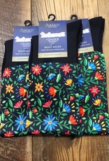 Ovation Ovation Performerz Boot Socks Multi-Color Daisy