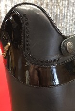 Sergio Grasso Sergio Grasso Custom Michel Robert Lione Field Boots with Patent Top 38 N