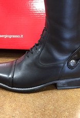 Sergio Grasso Sergio Grasso Custom Michel Robert Lione Field Boots with Patent Top 38 N