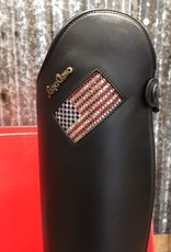 Sergio Grasso Sergio Grasso Custom Michel Robert Nizza Dress Boot with Swarovski American Flag 38 HEE
