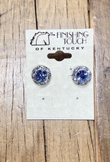 The Finishing Touch Of Kentucky Light Sapphire Crystal Earrings